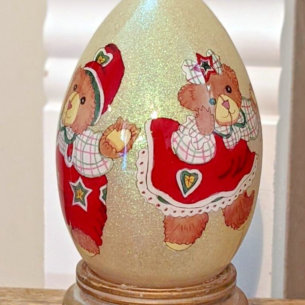 Les Hans Inside Art Teddy Bear Ornament